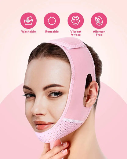 GlowLift™ V-Line Faceband - Chin &amp; Jawline Former