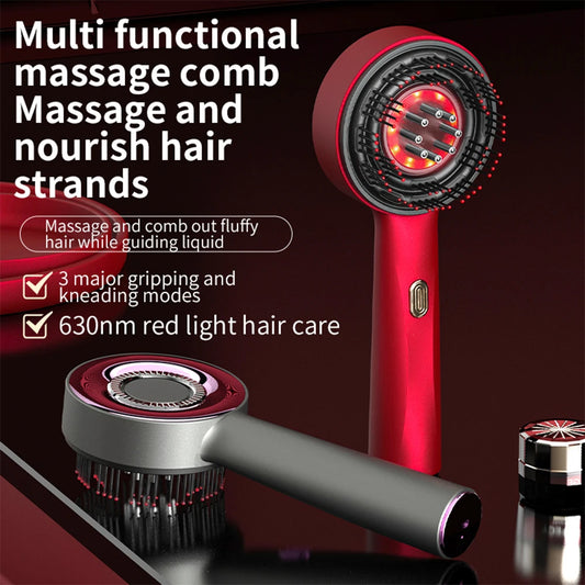GlowScalp™ - Electric Scalp Massage Brush with Red Light