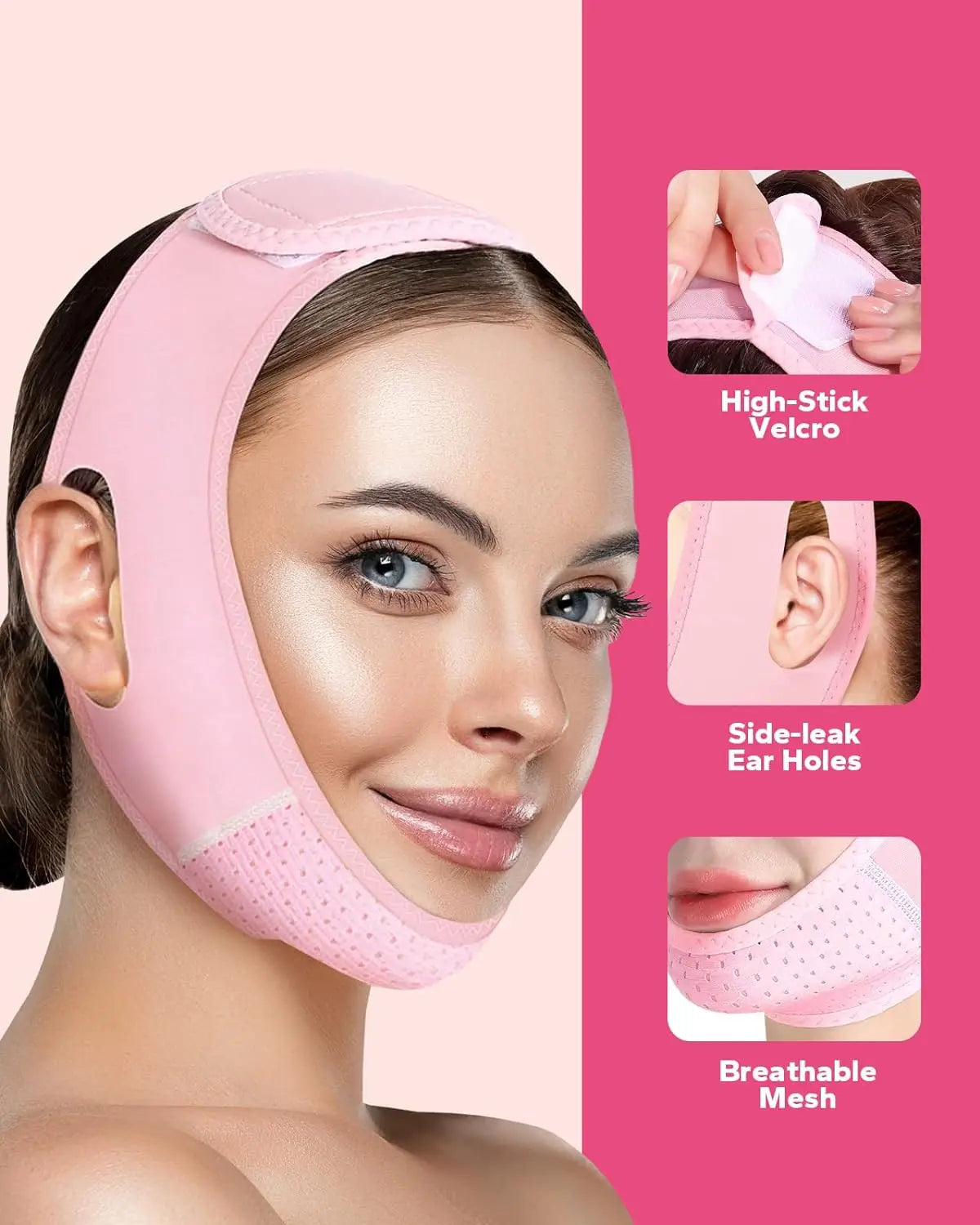 GlowLift™ V-Line Faceband - Chin &amp; Jawline Former